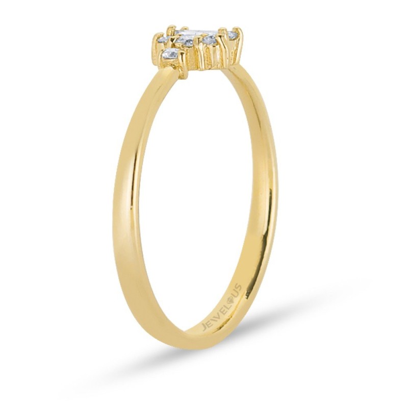 0.15 Karat Pırlanta Minimal Yüzük