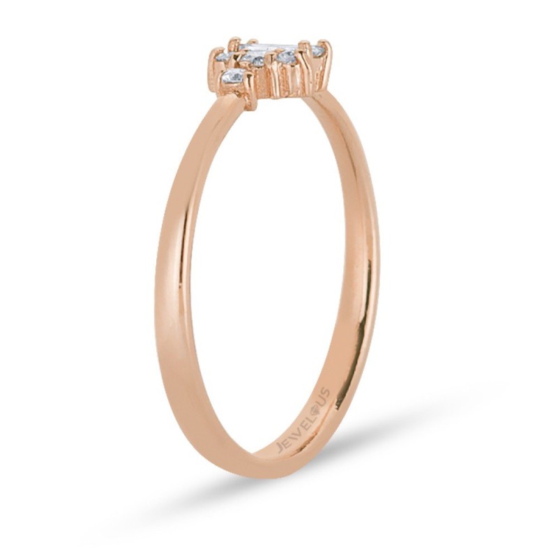 0.15 Karat Pırlanta Minimal Yüzük