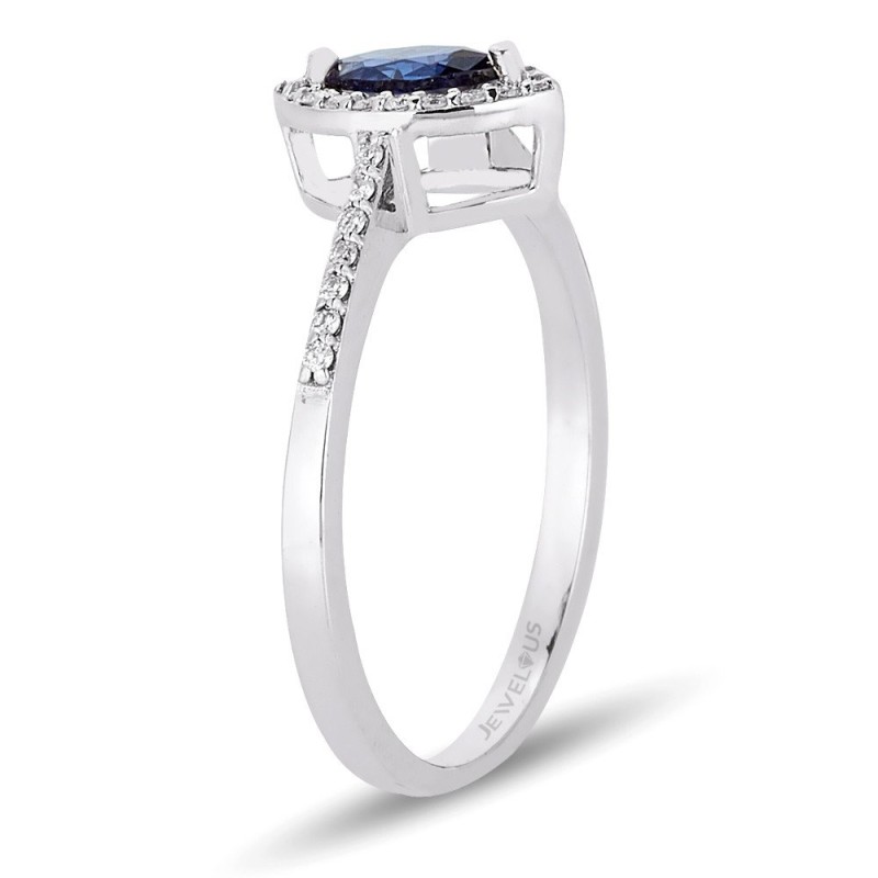 0.44 Karat Safir Taşlı Pırlanta Yüzük
