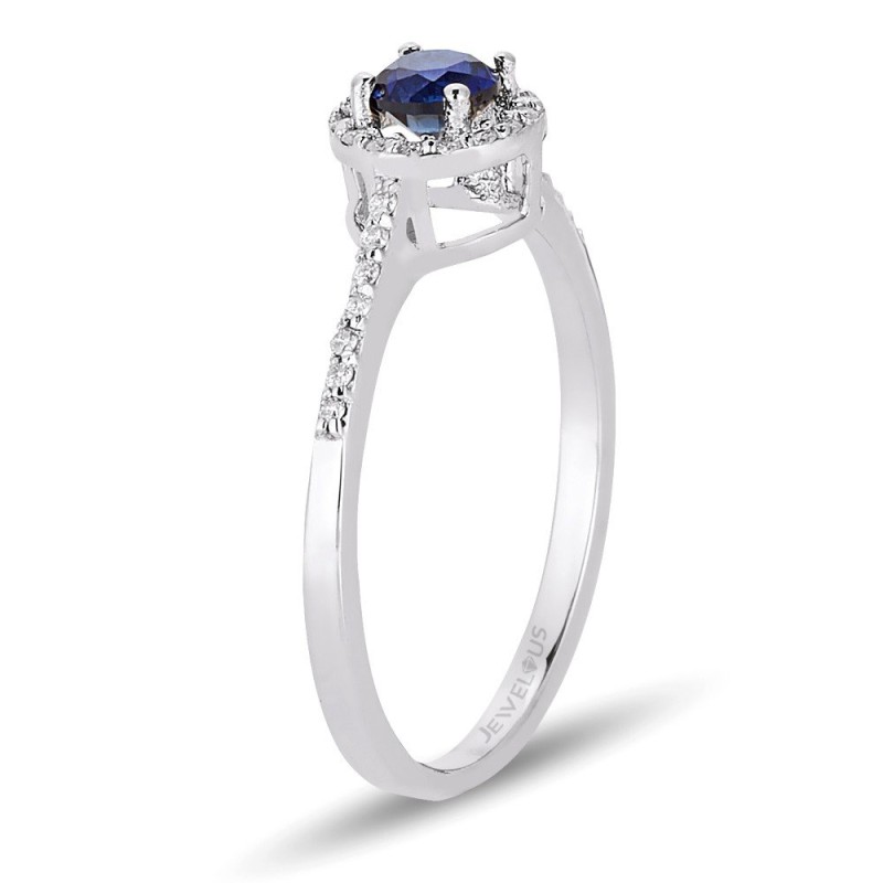 0.52 Karat Safir Taşlı Pırlanta Yüzük
