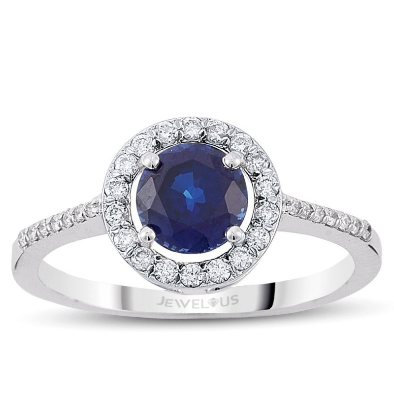 1.40 Karat Safir Taşlı Pırlanta Yüzük