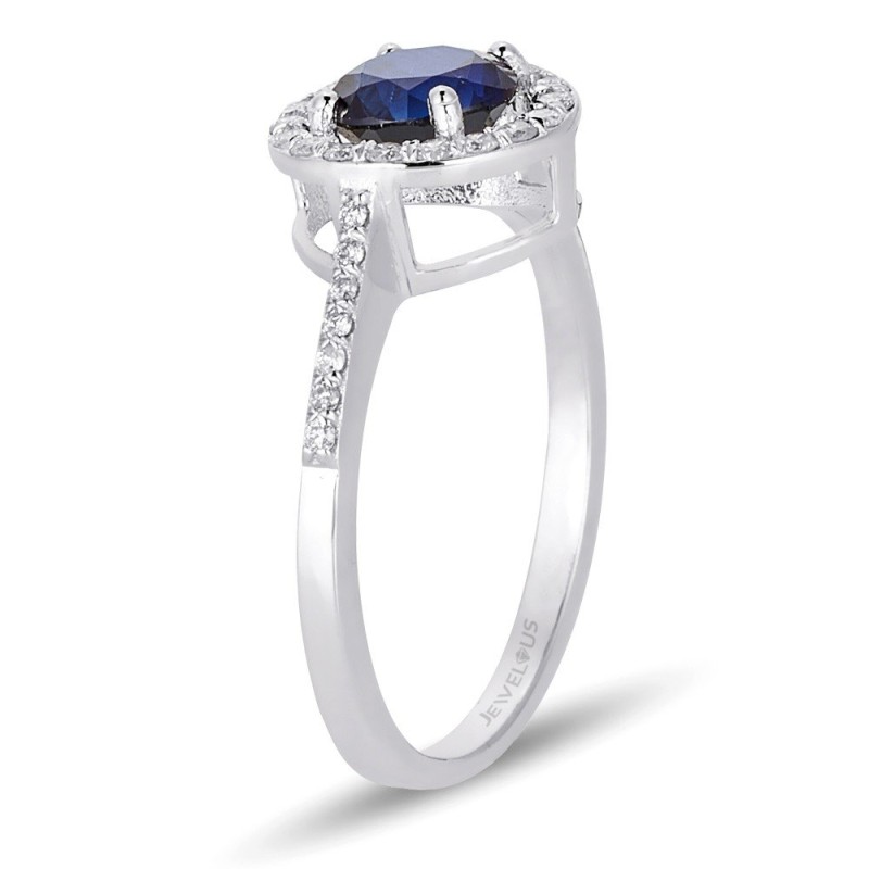1.40 Karat Safir Taşlı Pırlanta Yüzük