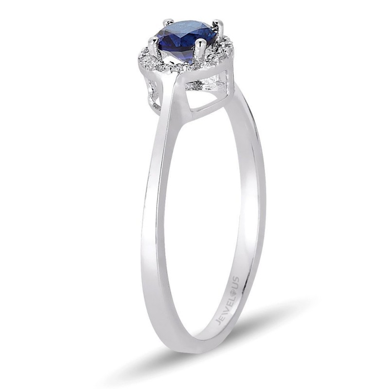 0.53 Karat Safir Taşlı Pırlanta Yüzük