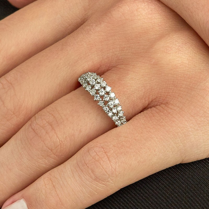 0.57 Karat Fantezi Pırlanta Yüzük