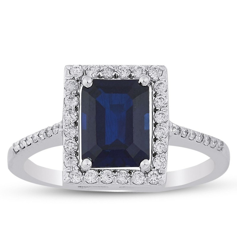 2.24 Karat Safir Taşlı Pırlanta Yüzük