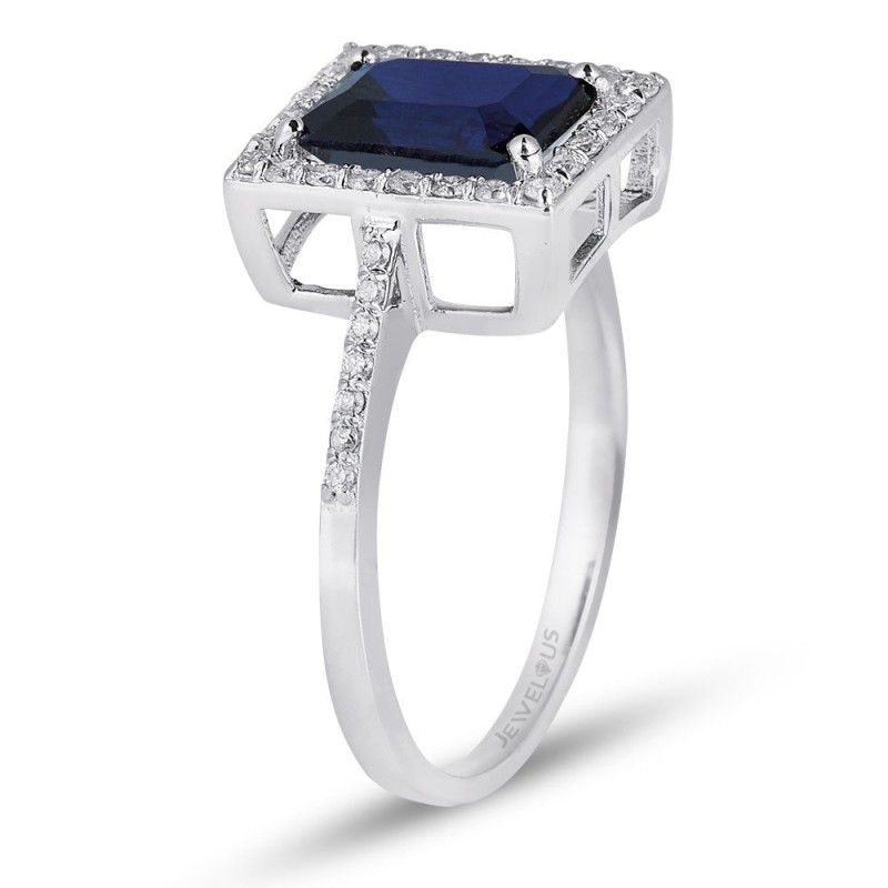2.24 Karat Safir Taşlı Pırlanta Yüzük