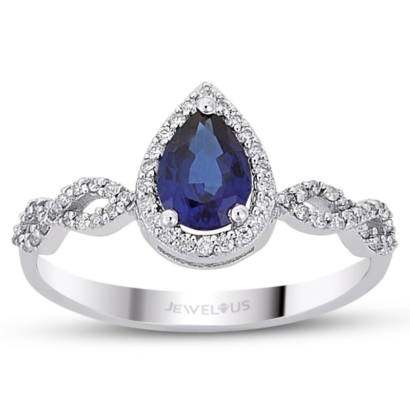 1.01 Karat Safir Taşlı Pırlanta Yüzük