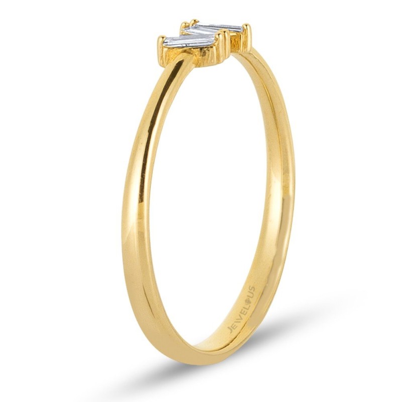 0.09 Karat Pırlanta Minimal Yüzük