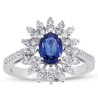 1.58 Karat Safir Taşlı Pırlanta Yüzük