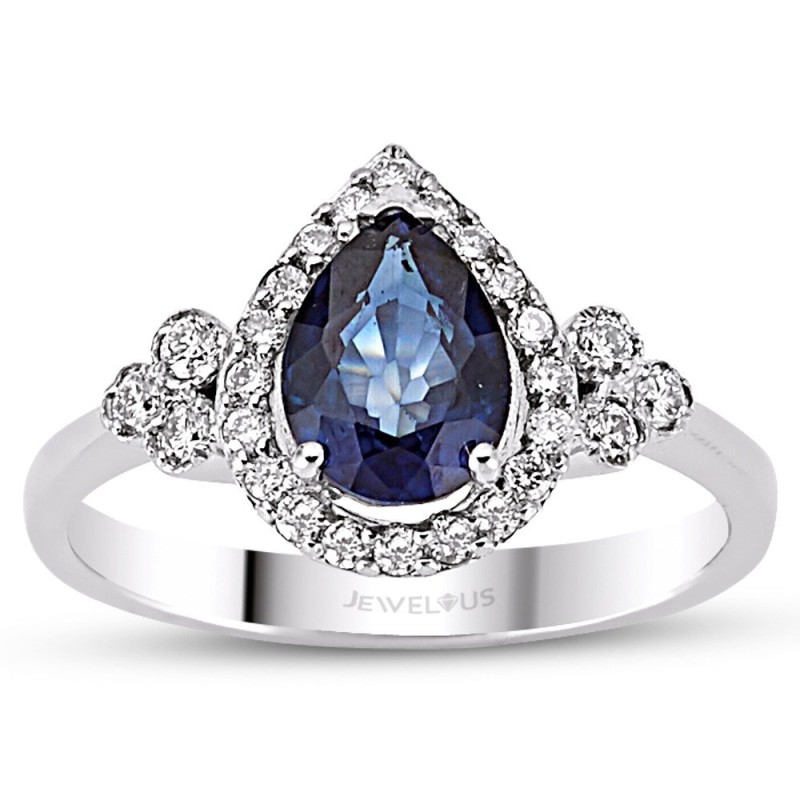 1.94 Karat Safir Taşlı Pırlanta Yüzük