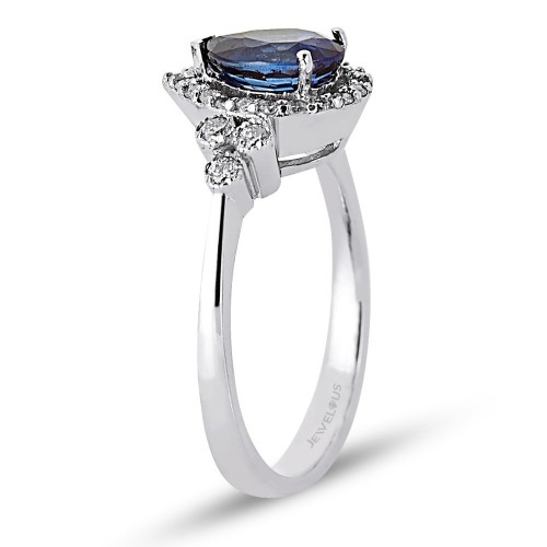 1.94 Karat Safir Taşlı Pırlanta Yüzük