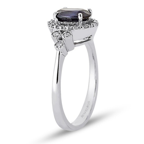 1.93 Karat Safir Taşlı Pırlanta YÜzük