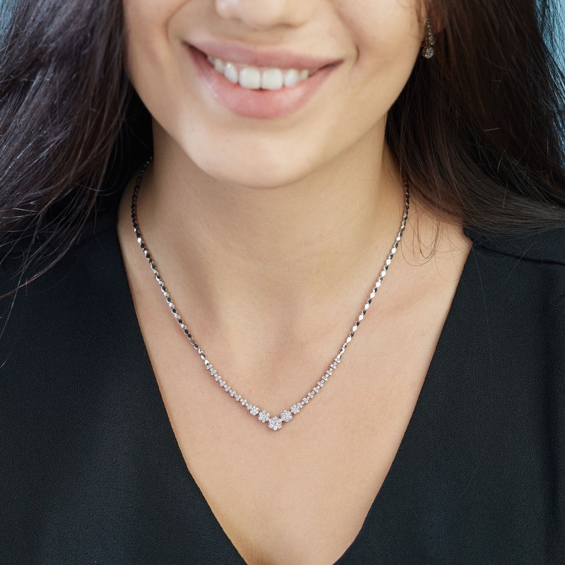 0.92 Karat Pırlanta Fantezi Gerdanlık