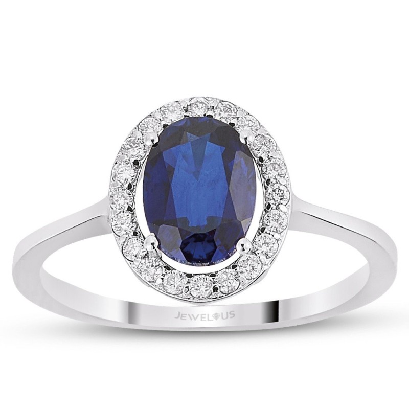 1.88 Karat Safir Taşlı Pırlanta Yüzük