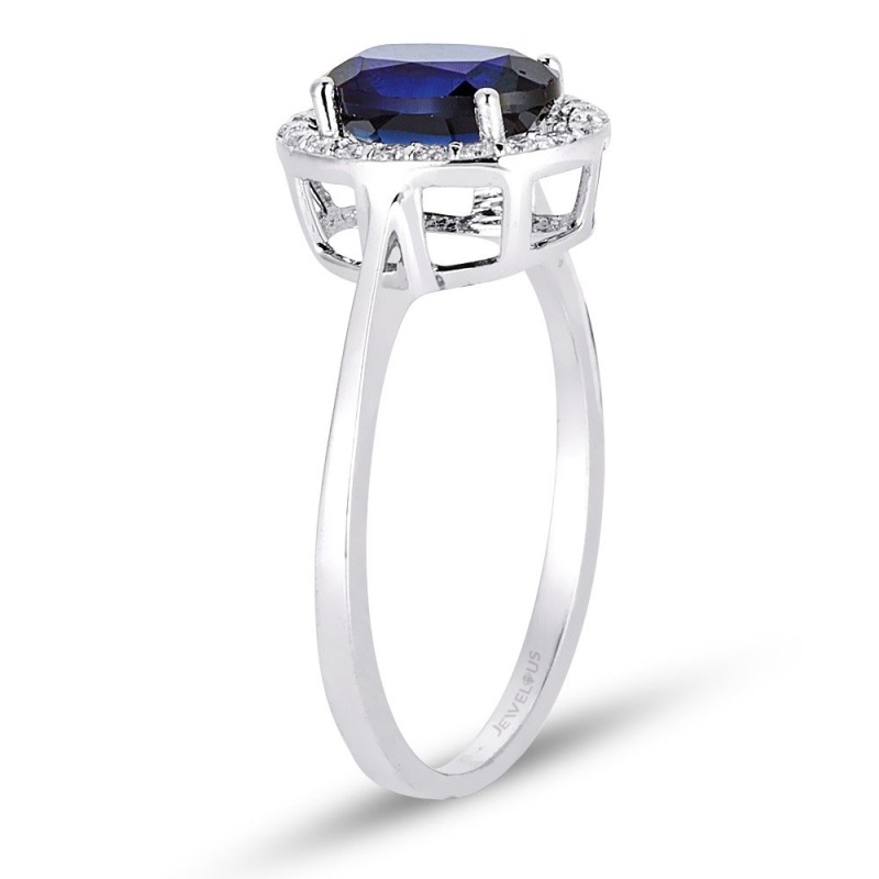 1.88 Karat Safir Taşlı Pırlanta Yüzük