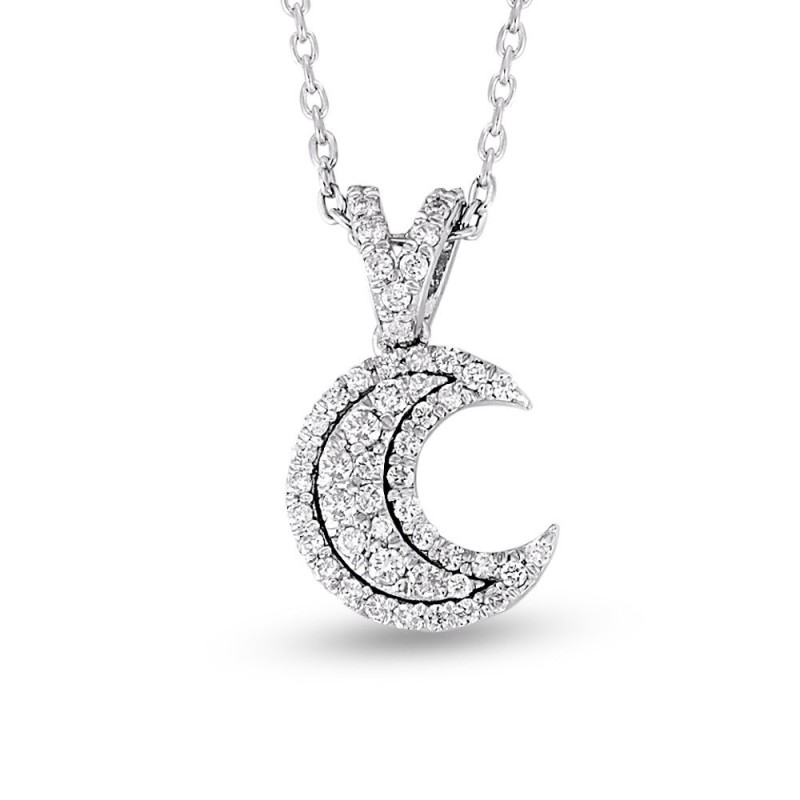 0.20 Karat Pırlanta Minimal Kolye