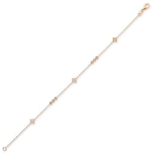 0.14 Karat Pırlanta Minimal Bileklik