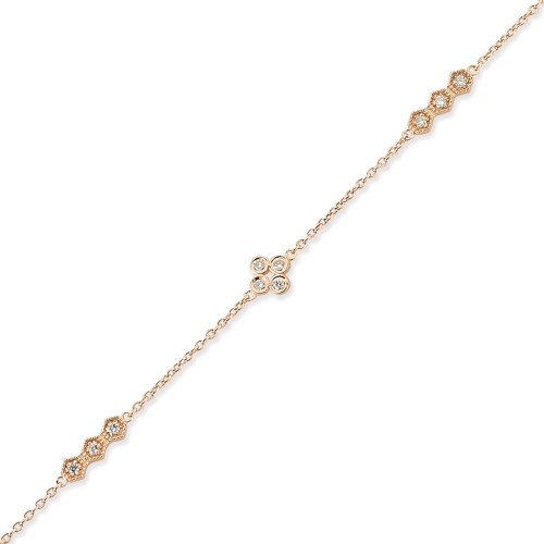 0.14 Karat Pırlanta Minimal Bileklik