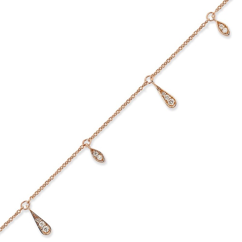 0.14 Karat Pırlanta Minimal Bileklik