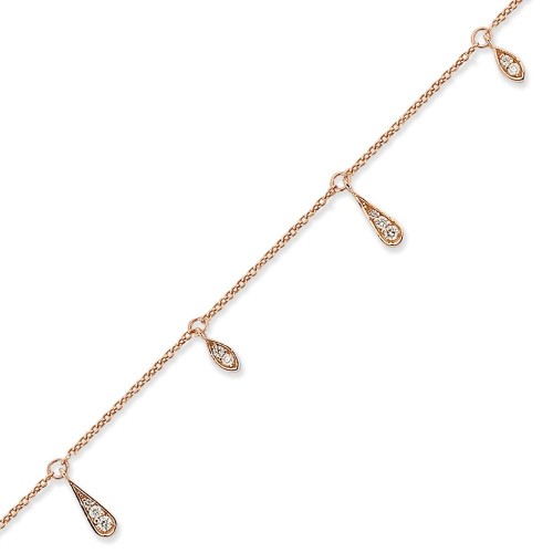 0.14 Karat Pırlanta Minimal Bileklik