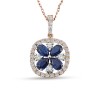 1.82 Karat Safir Taşlı Pırlanta Kolye