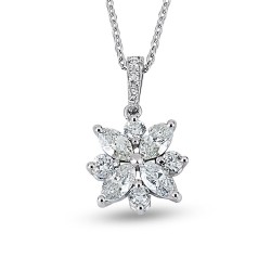 1.14 Karat Markiz Taşlı Pırlanta Kolye