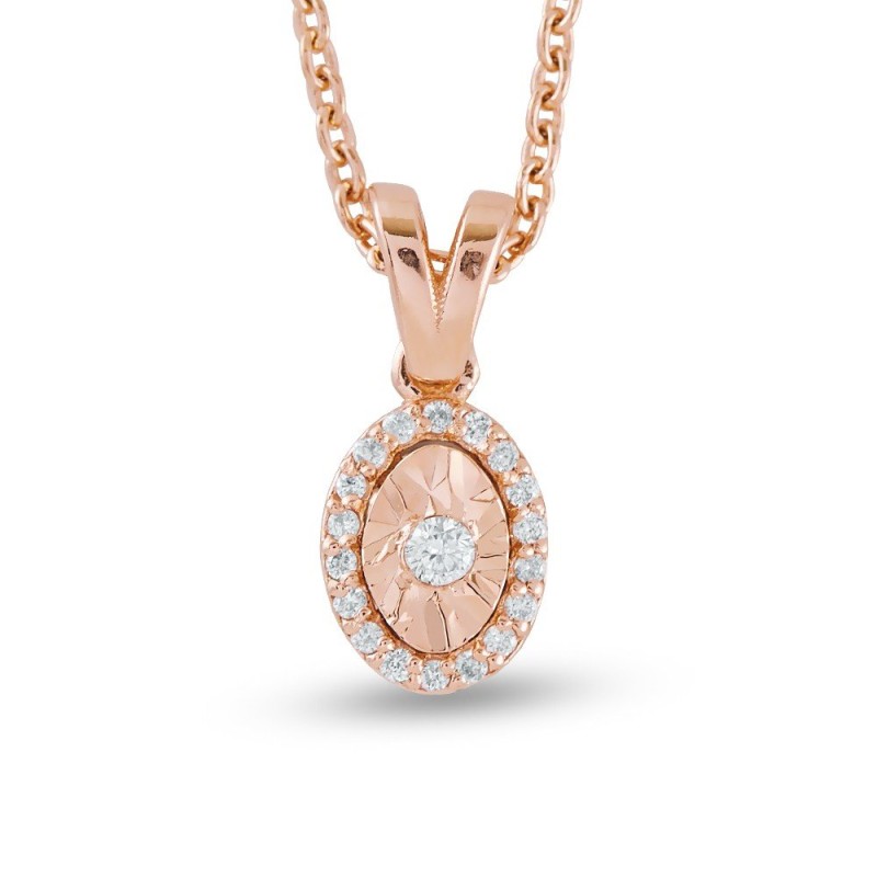 0.06 Karat Pırlanta Minimal Kolye