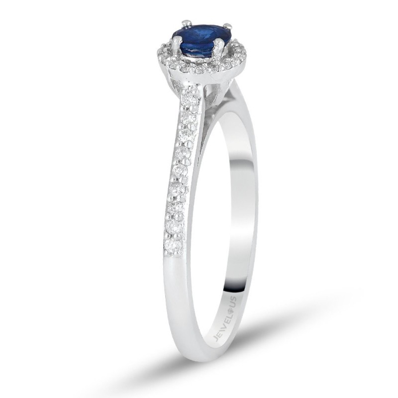 0.52 Karat Safir Taşlı Pırlanta Yüzük