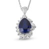 4.75 Karat Safir Taşlı Pırlanta Kolye
