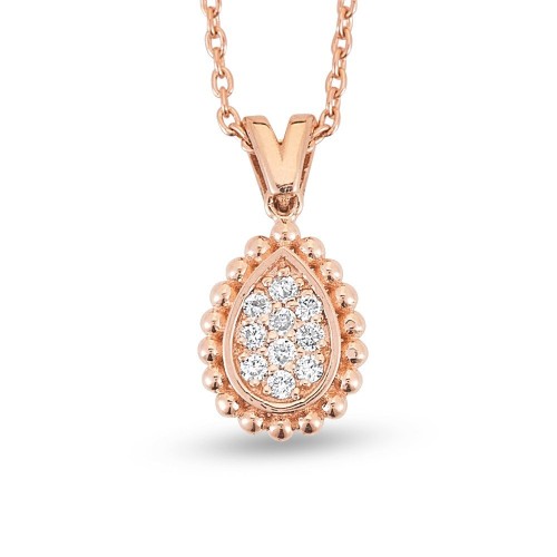 0.10 Karat Pırlanta Minimal Kolye