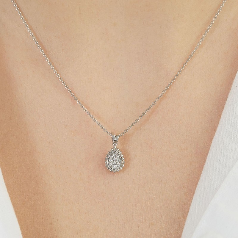 0.10 Karat Pırlanta Minimal Kolye
