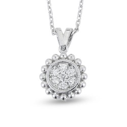 0.11 Karat Pırlanta Minimal Kolye