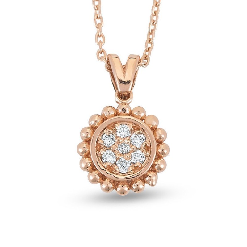 0.11 Karat Pırlanta Minimal Kolye