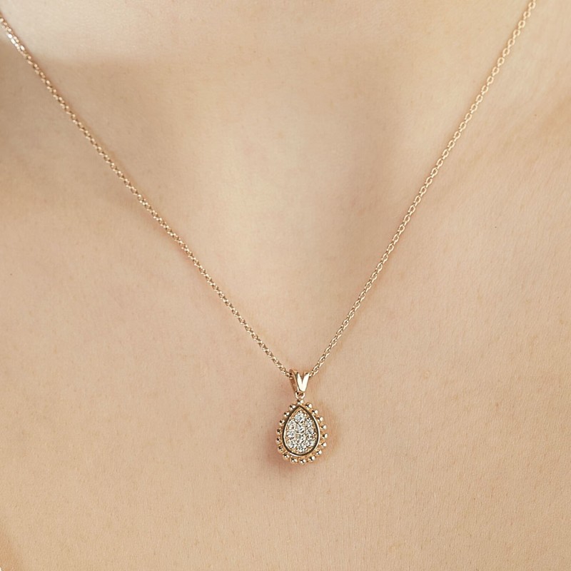 0.15 Karat Pırlanta Minimal Kolye