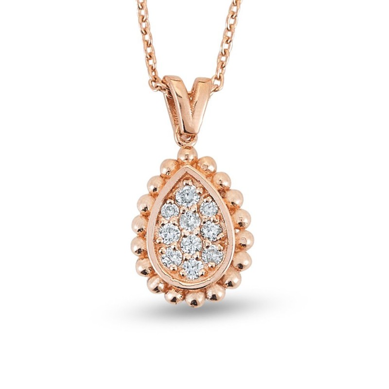 0.15 Karat Pırlanta Minimal Kolye