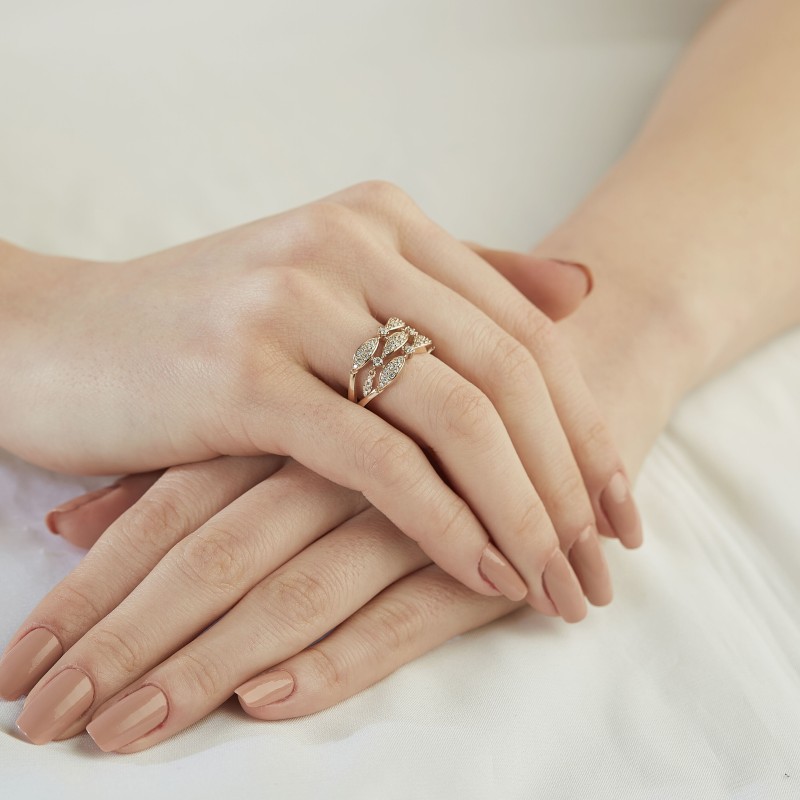 0.68 Karat Fantezi Pırlanta Yüzük