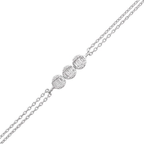 0.19 Karat Baget Pırlanta Bileklik