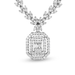 1.14 Karat Baget Pırlanta Gerdanlık