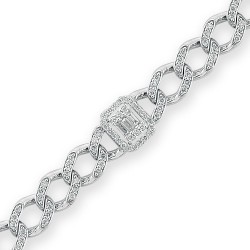 2.01 Karat Baget Pırlanta Bileklik