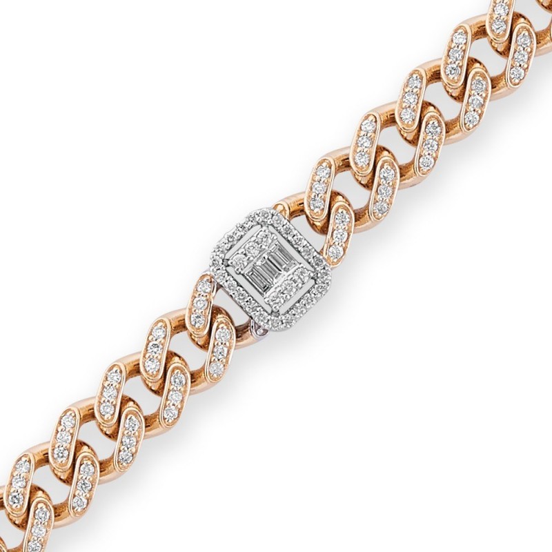 1.91 Karat Baget Pırlanta Bileklik