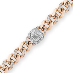 1.71 Karat Baget Pırlanta Bileklik
