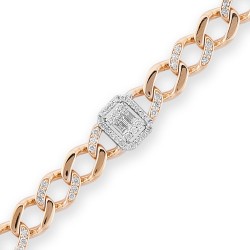 1.39 Karat Baget Pırlanta Bileklik