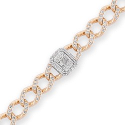 1.78 Karat Baget Pırlanta Bileklik