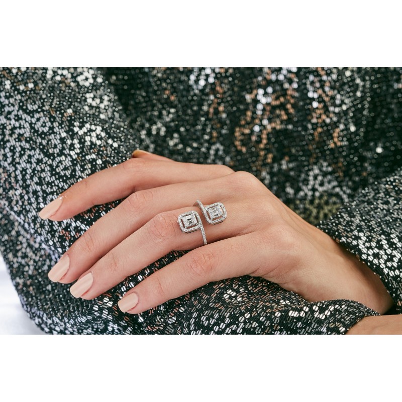 0.65 Karat Baget Pırlanta Yüzük