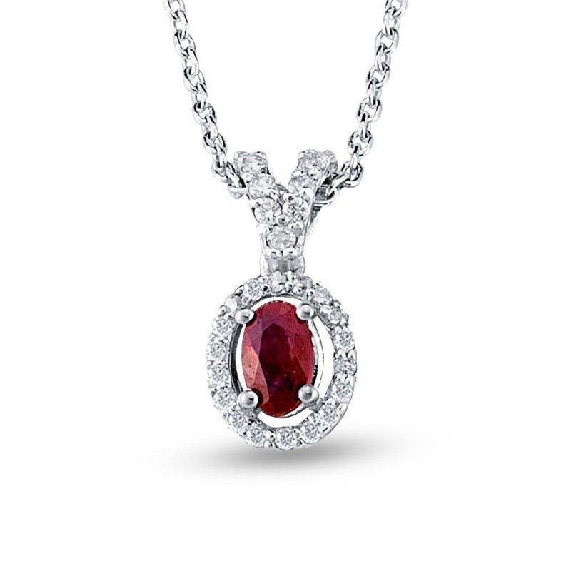 1.45 Karat Yakut Taşlı Pırlanta Set