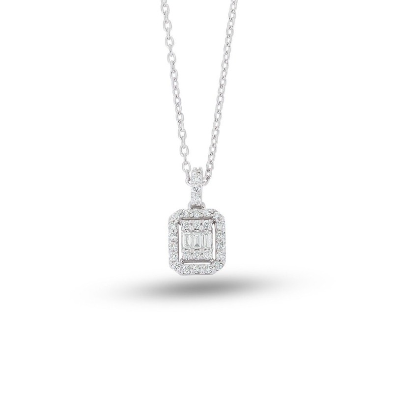 0.71 Karat Baget Pırlanta Set