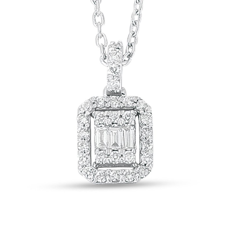 0.71 Karat Baget Pırlanta Set